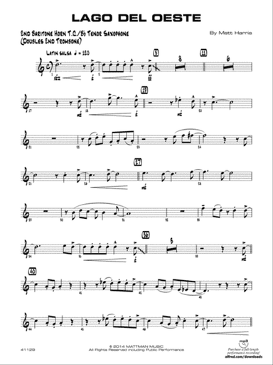 Lago del oeste: 2nd Baritone T.C.