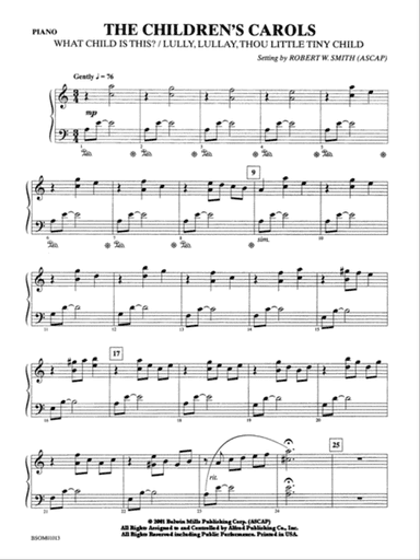 The Children's Carols: Piano Accompaniment
