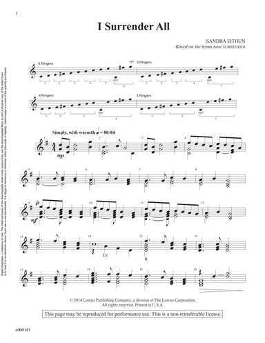 I Surrender All (Reproducible Download)