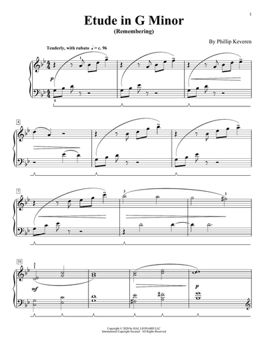 Etude In G Minor (Remembering)