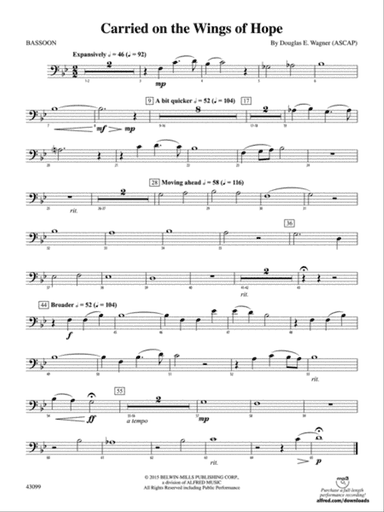 Carried on the Wings of Hope: Bassoon