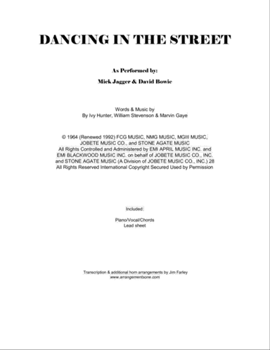 Dancing In The Street