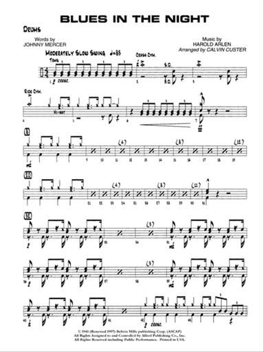 Blues in the Night: Drums