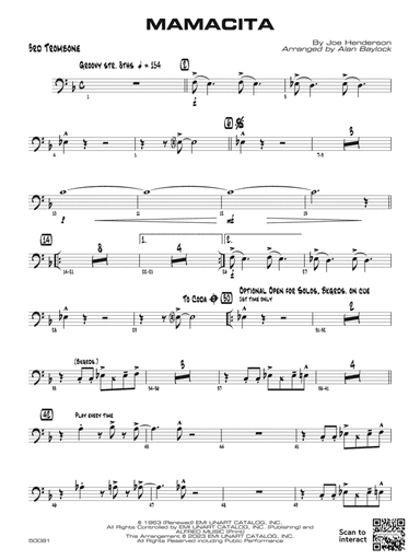 Mamacita: 3rd Trombone