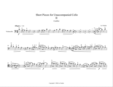 Unaccompanied Cello II - Conflict