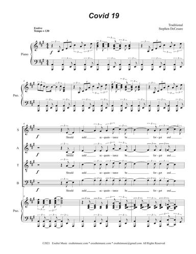Requiem-CV19 (Vocal Concerto) (Vocal Quartet - (SATB)