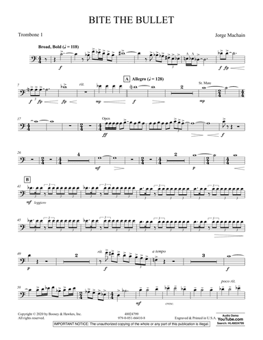 Bite the Bullet - Trombone 1