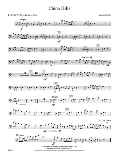 Chino Hills: (wp) B-flat Baritone B.C.