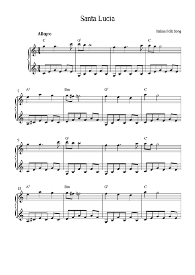 Santa Lucia (Music Box version)