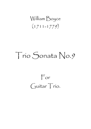 Trio Sonata No.9