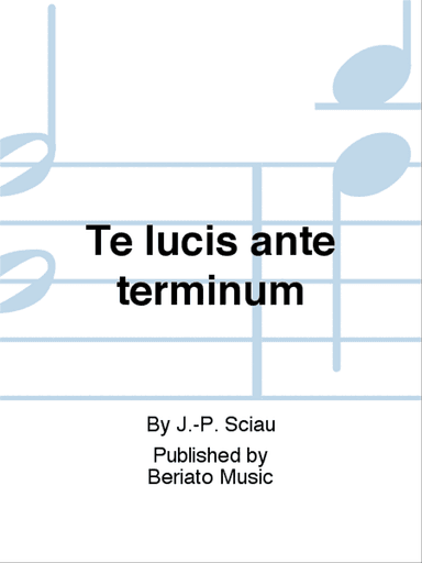 Te lucis ante terminum