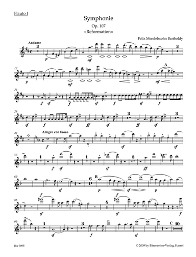 Symphony d minor op. 107 'Reformations-Symphony'