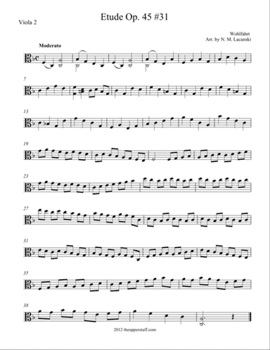 Etude Op. 45 #31