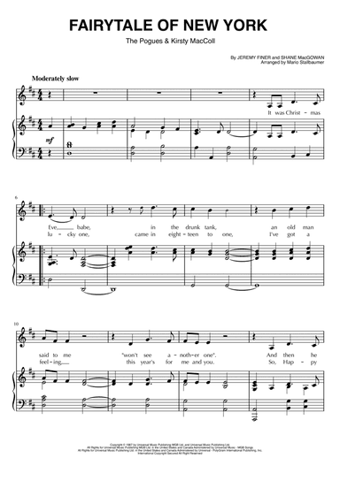 Fairytale Of New York