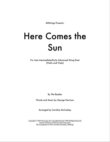Here Comes The Sun