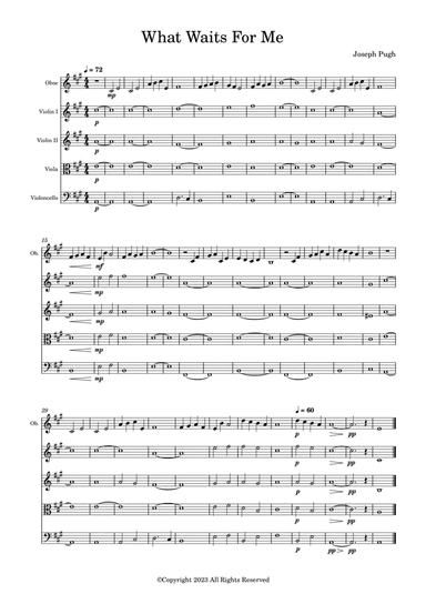 What Waits For Me (Oboe/Flute Solo)