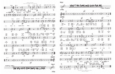 Won't You Come And Sing For Me