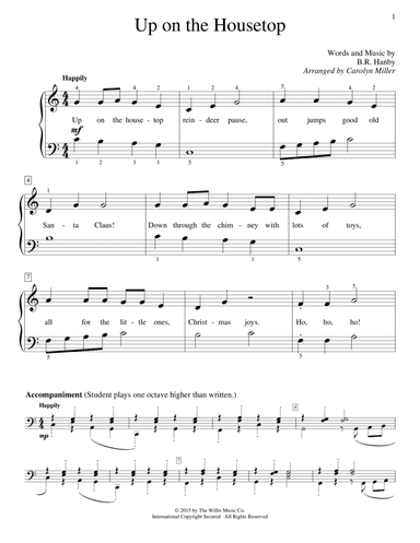 Up On The Housetop (arr. Carolyn Miller)