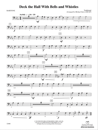 Deck the Hall with Bells and Whistles: Baritone B.C.