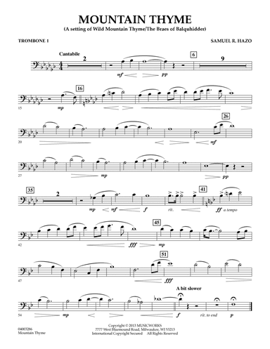 Mountain Thyme - Trombone 1
