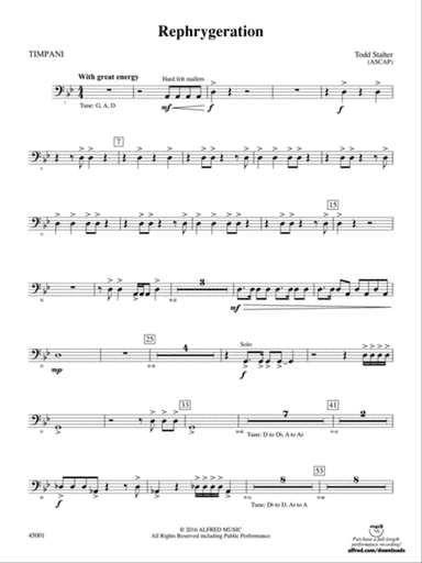 Rephrygeration: Timpani