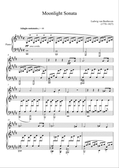 Beethoven - Moonlight Sonata (Oboe Solo)
