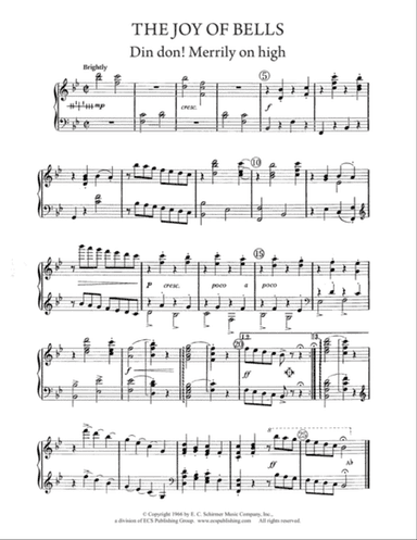 The Seven Joys of Christmas: 2. The Joy of Bells: Din don! Merrily on high (Downloadable Harp Part)