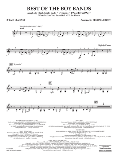 Best Of The Boy Bands - Bb Bass Clarinet