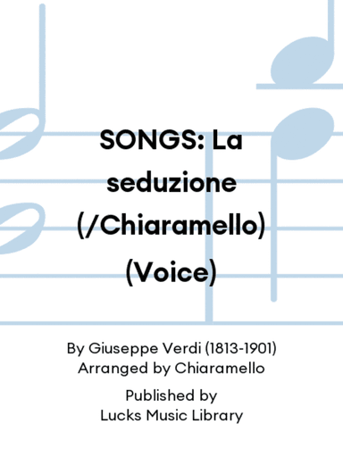 SONGS: La seduzione (/Chiaramello) (Voice)