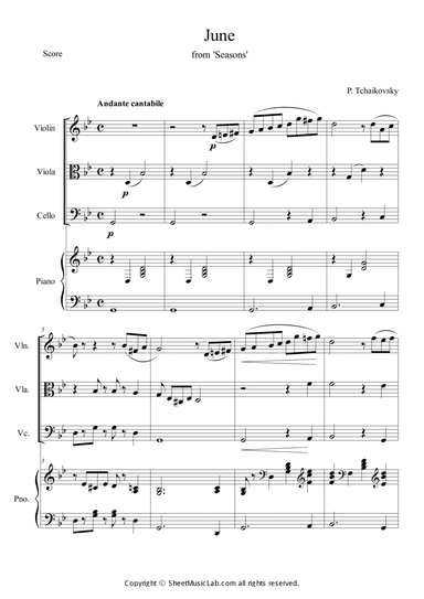 Baracarolle (The seasons No.6: Opus 37a JUNE)