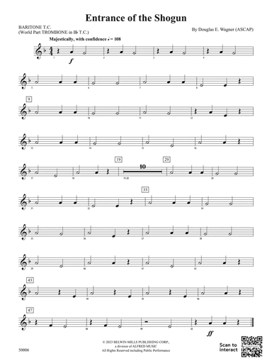 Entrance of the Shogun: Baritone T.C.