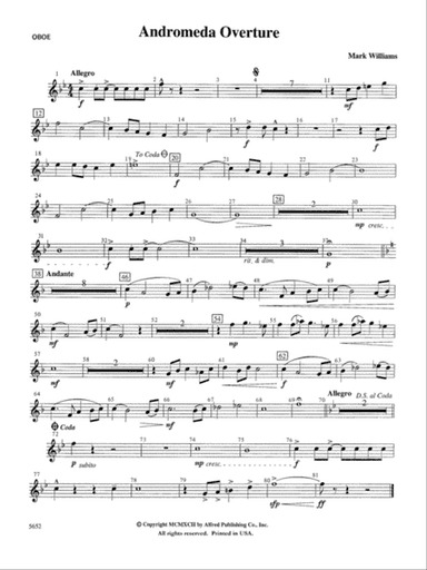 Andromeda Overture: Oboe