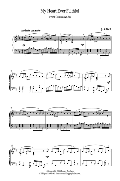 My Heart Ever Faithful