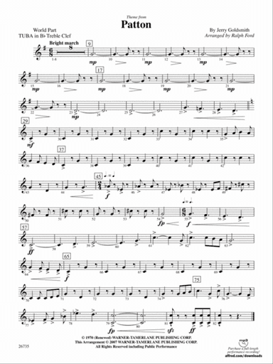 Patton: (wp) B-flat Tuba T.C.