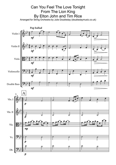 Can You Feel The Love Tonight