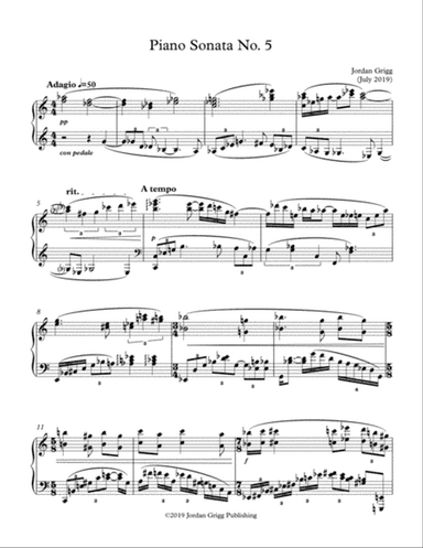 Piano Sonata No. 5