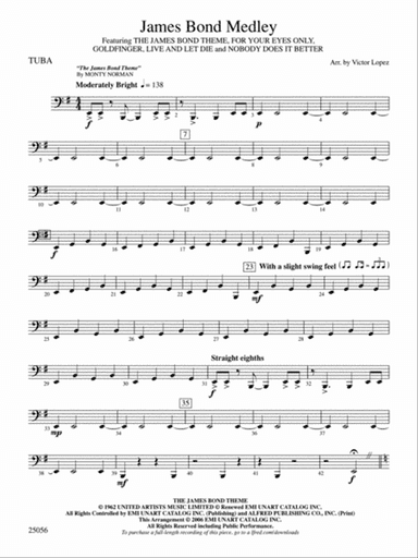 James Bond Medley: Tuba
