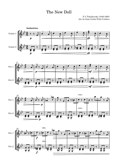 The new doll for 2 guitars