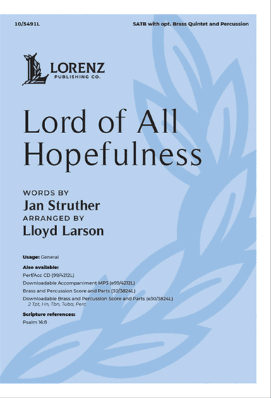 Lord of All Hopefulness