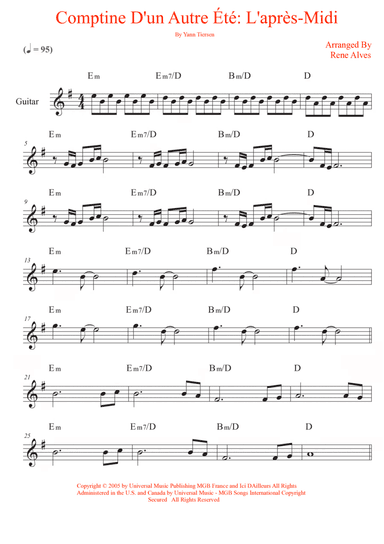 Comptine D'un Autre Été: L'après-Midi