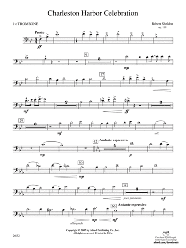 Charleston Harbor Celebration: 1st Trombone