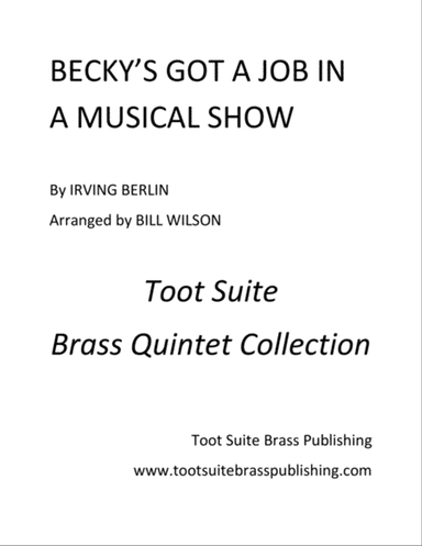 Becky's Got a Job in a Musical Show