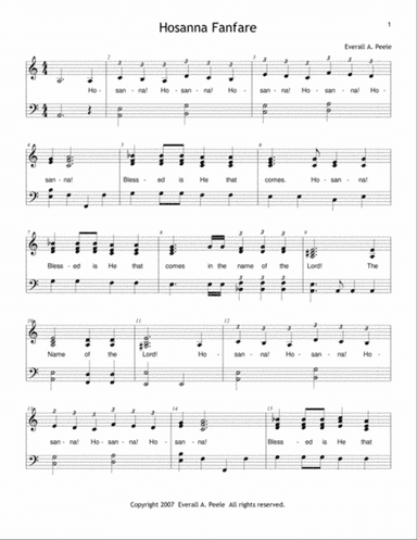 Hosanna Fanfare