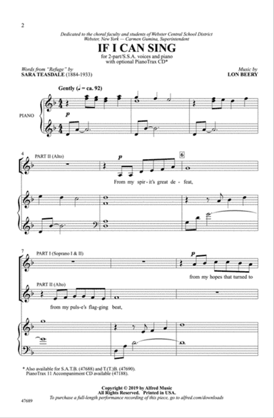 If I Can Sing