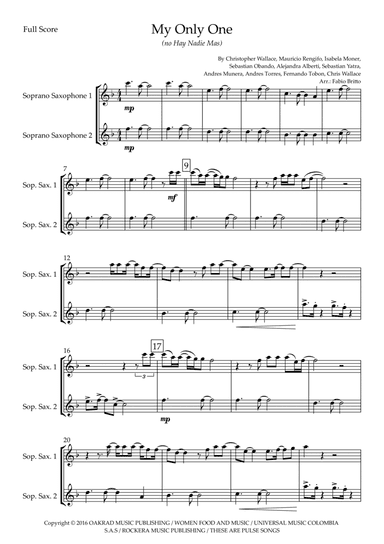 My Only One (no Hay Nadie Mas)