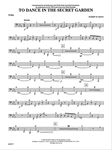 To Dance in the Secret Garden: Tuba