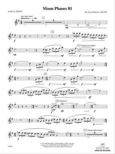 Moon Phases 81: 1st B-flat Clarinet