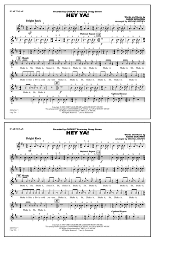 Hey Ya! (arr. Michael Brown) - Eb Alto Sax