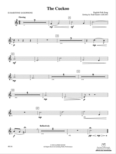 The Cuckoo: E-flat Baritone Saxophone