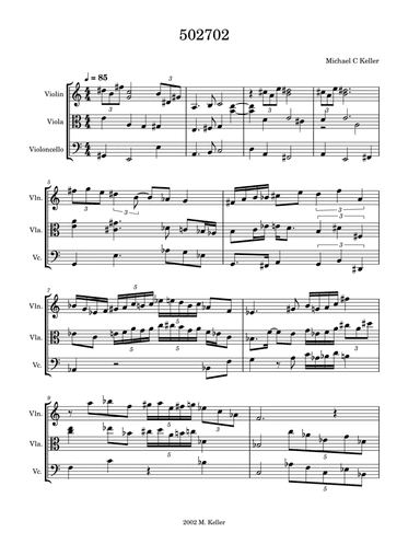 502702 - Score Only